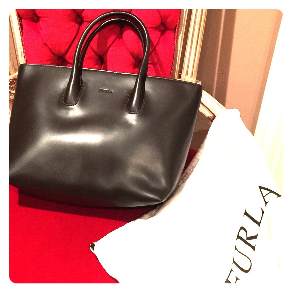 FURLA NWOT Brown Leather Bag/Satchel